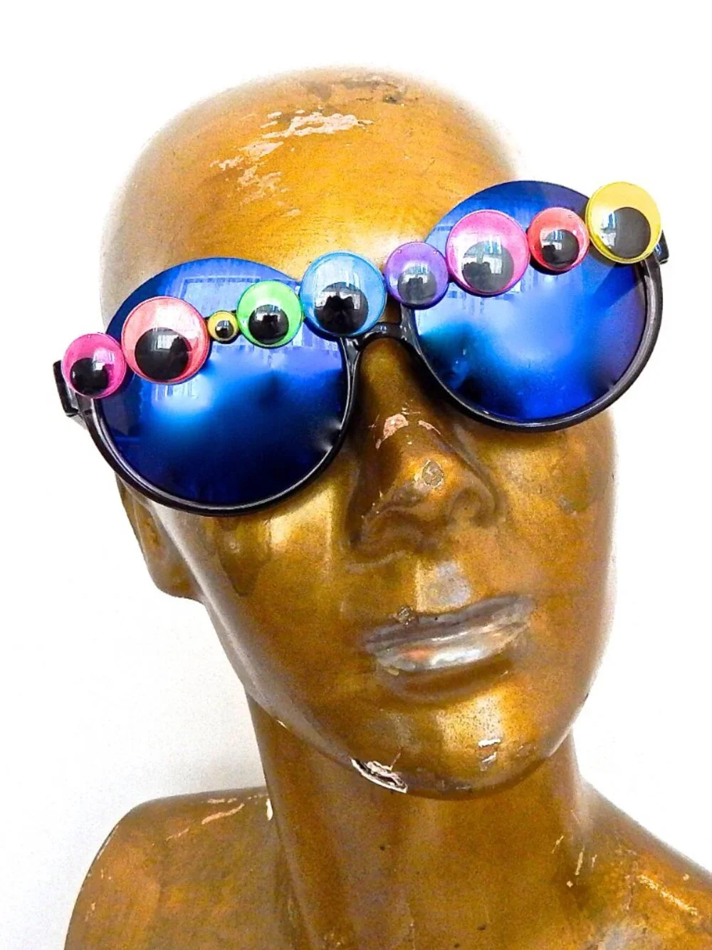 GASOLINE GLAMOUR PSYCHO BAZAAR ACID PEEKABOO SUNGLASSES 👀🌈💎